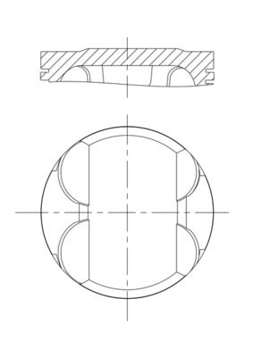 BMW 3 Serisi E36 M52 Piston 80.00mm STD | MAHLE 082 PI 00100 000
