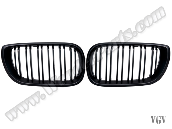 BMW 3 Series E46 1997-2006 Sedan Grille Set Matte Black WENDER