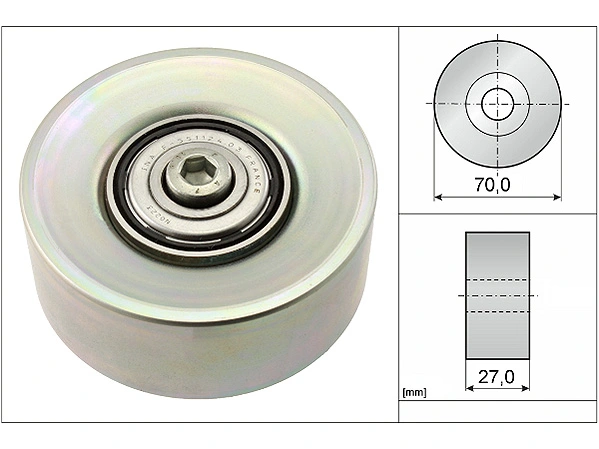 BMW 3 Touring E46 320d Tensioner Pulley | INA 532 0398 10
