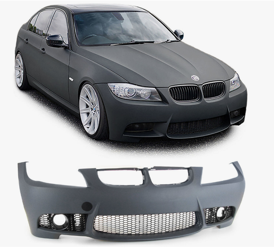 BMW 3 Series E90 2004-2012 M3-Style Front Bumper with PDC Holes