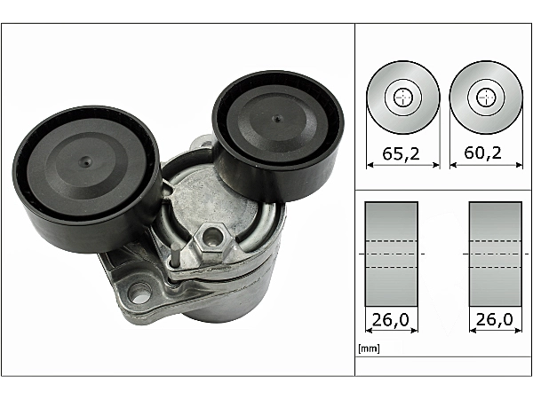 BMW E90 320d Tensioner Pulley | INA 534 0505 10