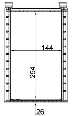 BMW X1 Serisi E84 N47 Kalorifer Radyatörü | MAHLE AH 224 000S