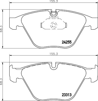 BMW X1 Serisi E84 Fren Balatası Arka | HELLA 8DB 355 013-931