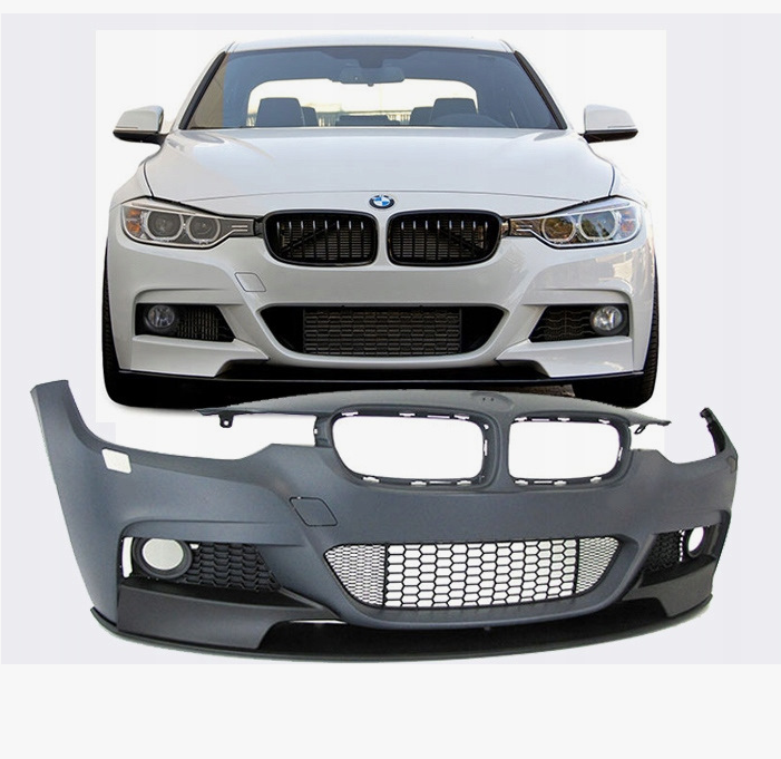 BMW F30 2012-2018 M-Tech Complete Front Bumper with Headlight Washers