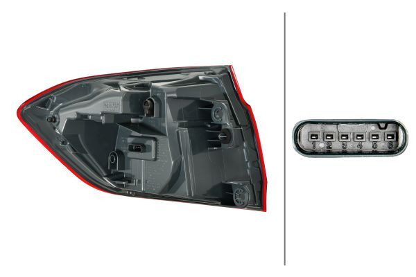 BMW 3 Serisi F30 Stop Lambası LED Sağ | HELLA 2SD 012 147-441