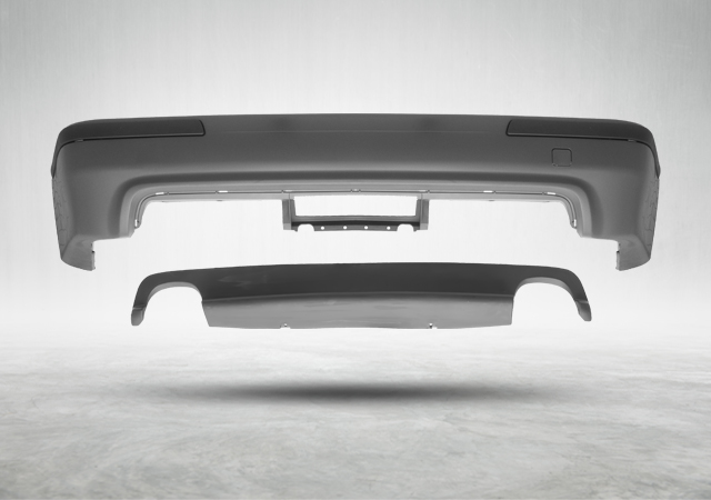 BMW 5 Series E39 1996-2003 M5 Rear Bumper Dual Exhaust WENDER
