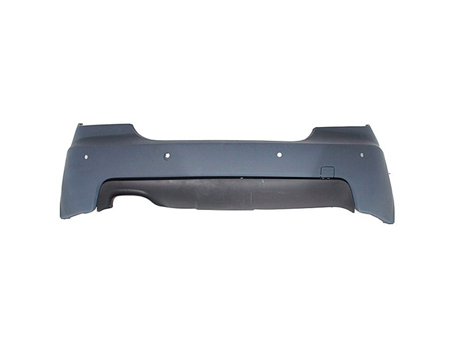 BMW 5 Serisi E60 2001-2010 M-Tech Komple Tampon Arka PDC'li 24mm Çift Egzoz Çıkışlı | WENDER BA51127897222S1