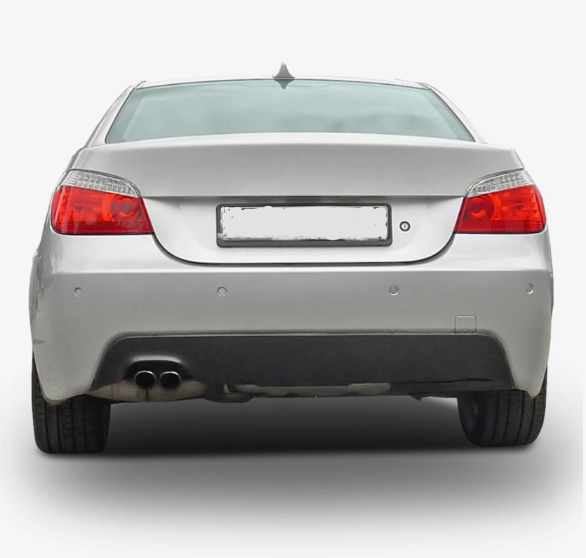 BMW 5 Series E60 M-Tech Rear Bumper with PDC and Dual Exhaust
