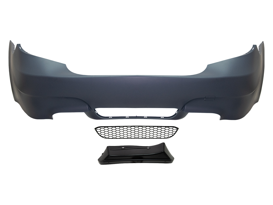 BMW 5 Serisi E60 2001-2010 M5-STYLE Komple Tampon Arka (PDC Delikleri Açılabilir) Çift Çıkışlı Egz. Çıkışlı | WENDER BA51127895753S1