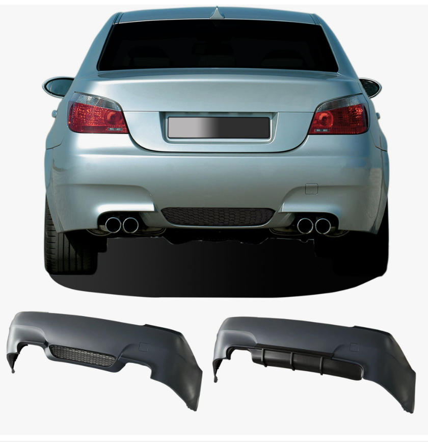 BMW 5 Series E60 2001-2010 M5-Style Rear Bumper with PDC Holes