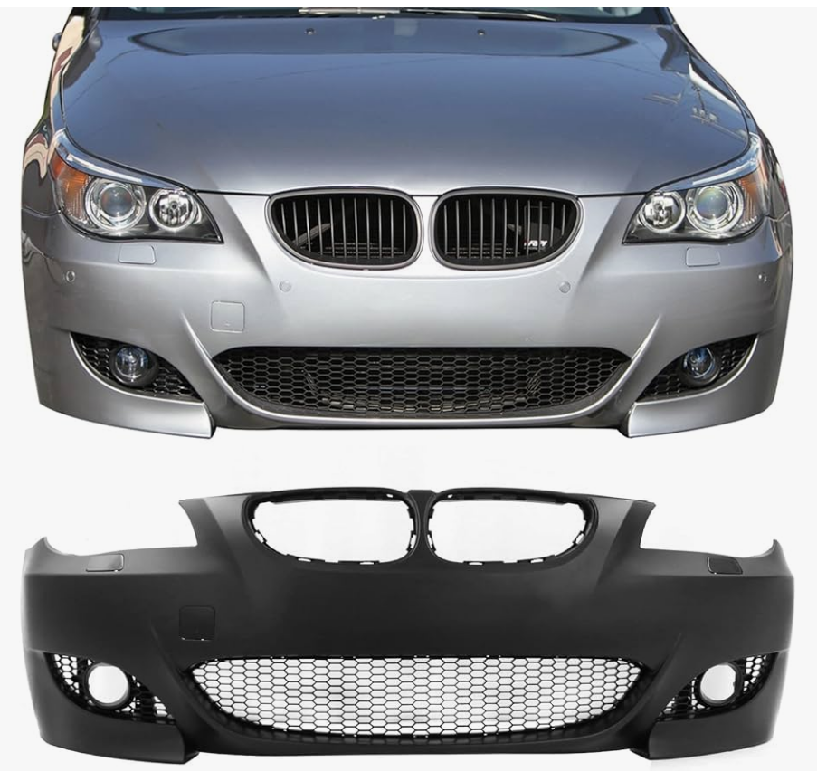 BMW 5 Series E60 M5-Style Front Bumper with Fog Light Holes