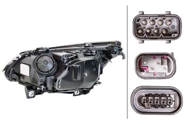 BMW 5 Serisi E60 Far Bi-Xenon Sağ | HELLA 1EL 160 296-001