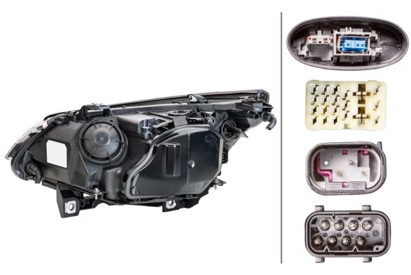 BMW 5 Serisi E61 Far Bi-Xenon Sağ | HELLA 1EL 163 074-011