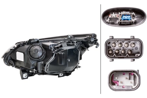 BMW 5 Serisi E61 Far Bi-Xenon Sağ | HELLA 1EL 163 080-001
