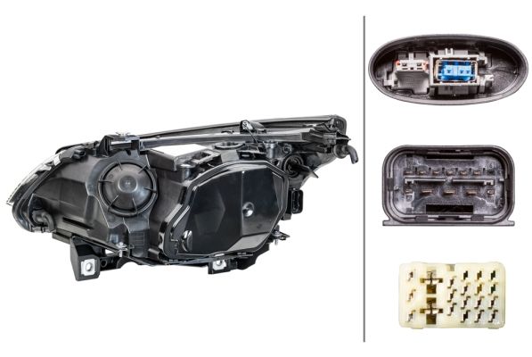 BMW 5 Serisi E61 Far Bi-Xenon Sağ | HELLA 1ZS 169 009-121