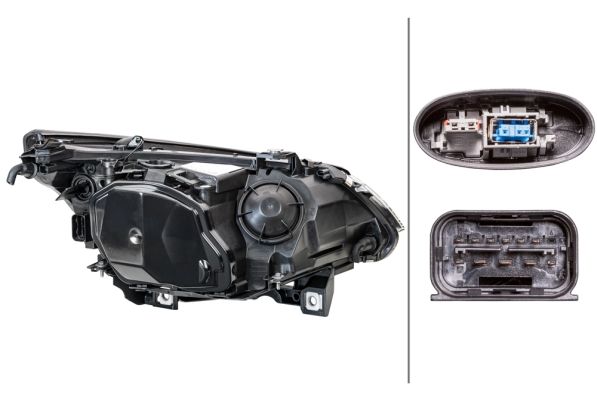 BMW 5 Serisi E60 Far Bi-Xenon Sol | HELLA 1EL 164 907-001