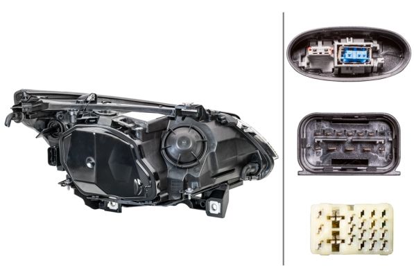 BMW 5 Serisi E61 Far Bi-Xenon Sol | HELLA 1ZS 169 009-131