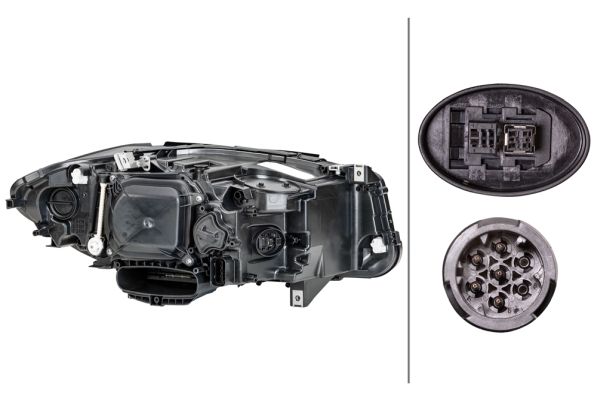 BMW 5 Serisi F10 Far Bi-Xenon Sol | HELLA 1EL 011 087-711
