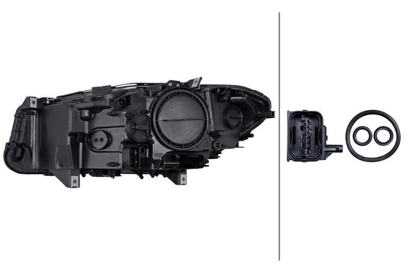 BMW 5 Serisi F10 Far Halojen Sağ | HELLA 1LL 010 131-941
