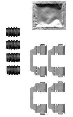 BMW X3 Serisi F25 Fren Kaliperi Pim Takımı | HELLA 8DZ 355 205-321