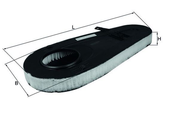 BMW 5 Serisi F10 520 d N47 Hava Filtresi | MAHLE LX 3598