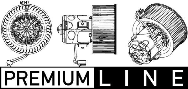 BMW 7 Serisi F01 N54 Kalorifer Motoru | MAHLE AB 151 000P
