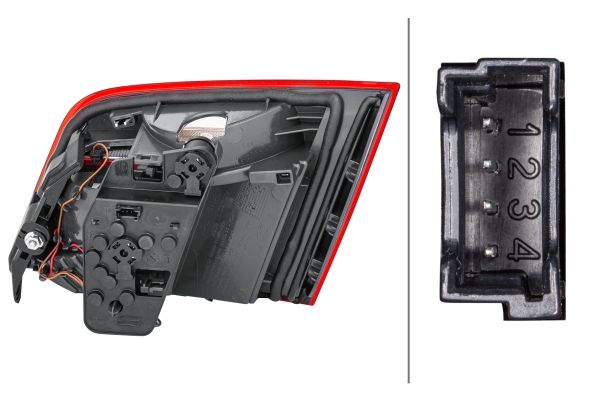 BMW 5 Serisi F10 Stop Lambası Hibrit Sol | HELLA 2TZ 011 145-511