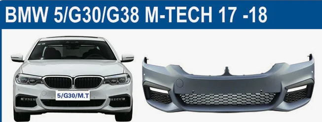 BMW 5 Series G30 2016-2018 M-Tech Front Bumper with PDC