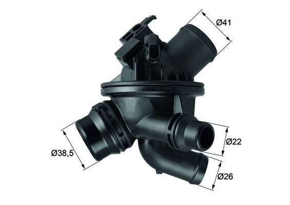 BMW 5 Serisi F10 N52 Termostat | MAHLE TM 21 97