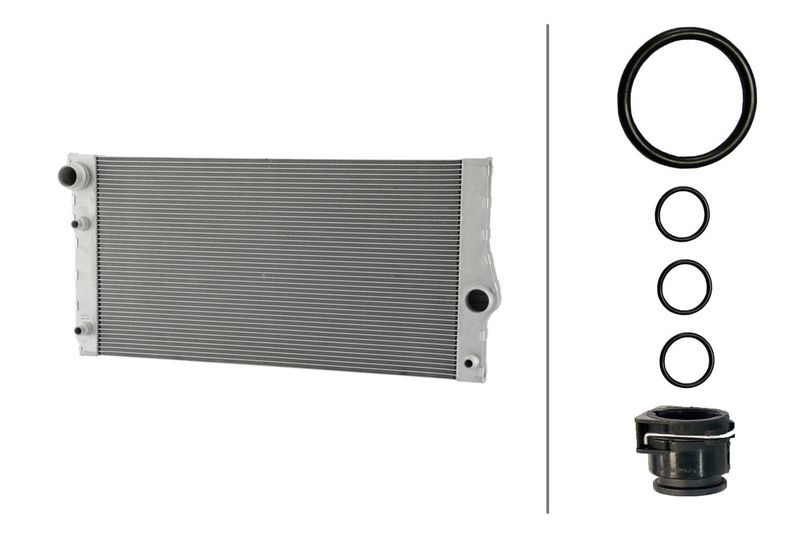 BMW 7 Serisi F01 N54 Su Radyatörü | HELLA 8MK 366 301-821