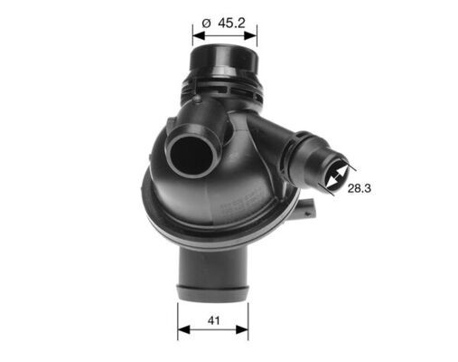 BMW 7 Serisi F01 N55 Termostat | MAHLE TM 42 103