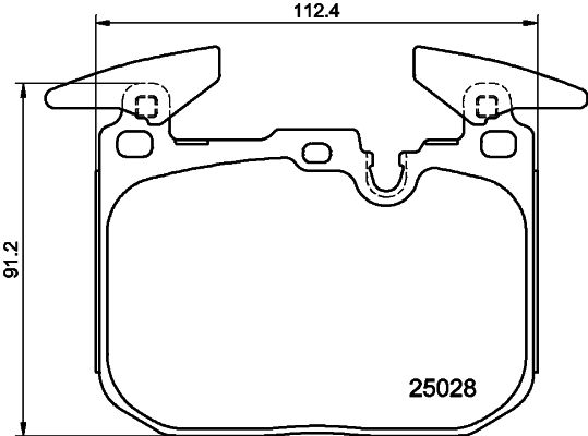 BMW 1 Serisi F40 Fren Balatası Arka | HELLA 8DB 355 025-771