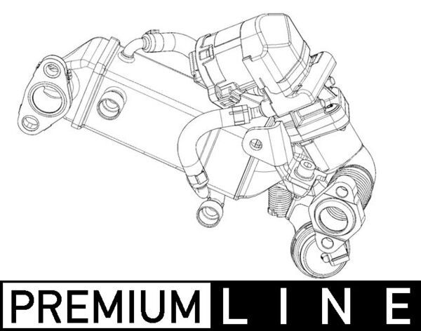 BMW 3 Serisi E90 N57 Egr Soğutucu | MAHLE CE 10 000P