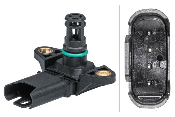 BMW X6 Serisi E71 S63 Emme Manifold Basınç Sensörü | HELLA 6PP 009 403-241