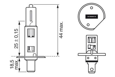 Mercedes W638 Vito Serisi Uzun Huzmeli Far Ampulü | BOSCH 1987301011