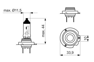 BMW F46 2 Series Short Beam Headlight Bulb | BOSCH 1987302091