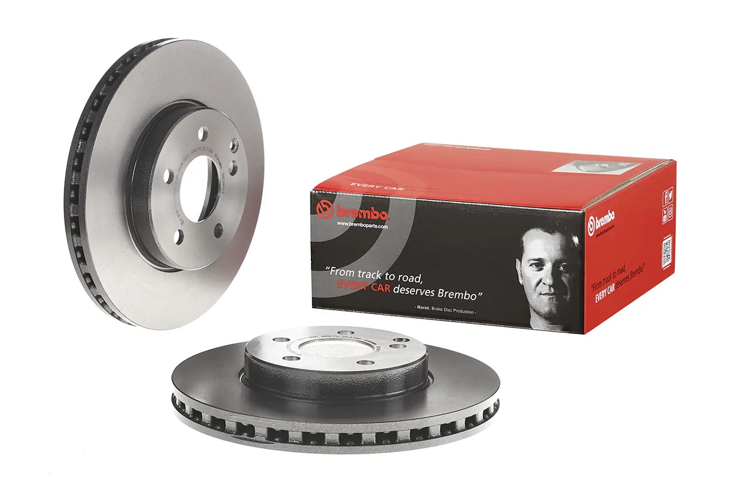 Mercedes E Serisi W211 E 200 CDI Ön Fren Diski Havalandırmalı | BREMBO 09C89311