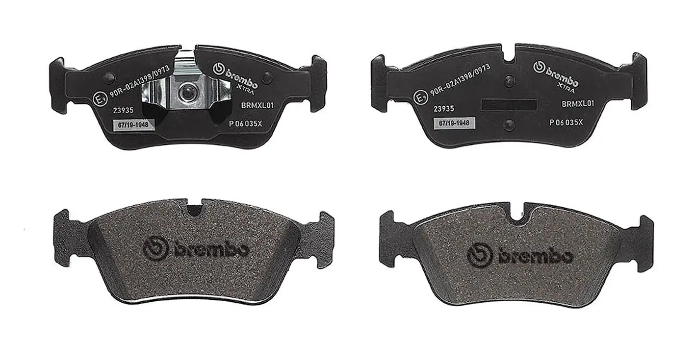 BMW 1 Serisi E87 120 d Ön Fren Balatası Delikli | BREMBO P06035X