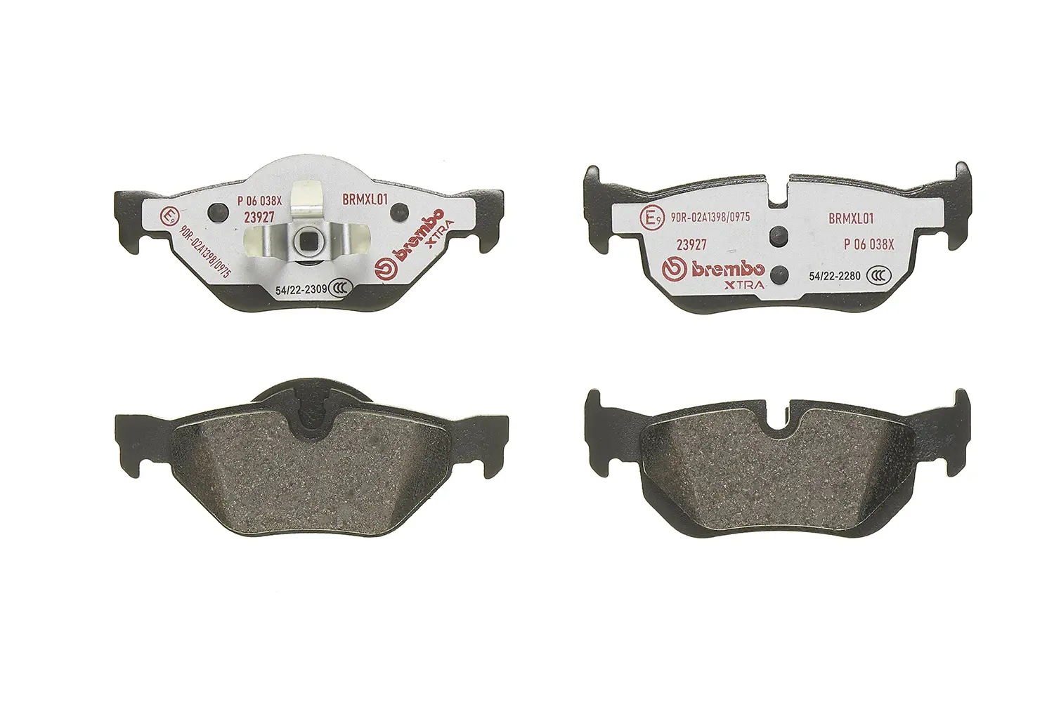 BMW 1 Serisi E81 118 d Arka Fren Balatası Delikli | BREMBO P06038X