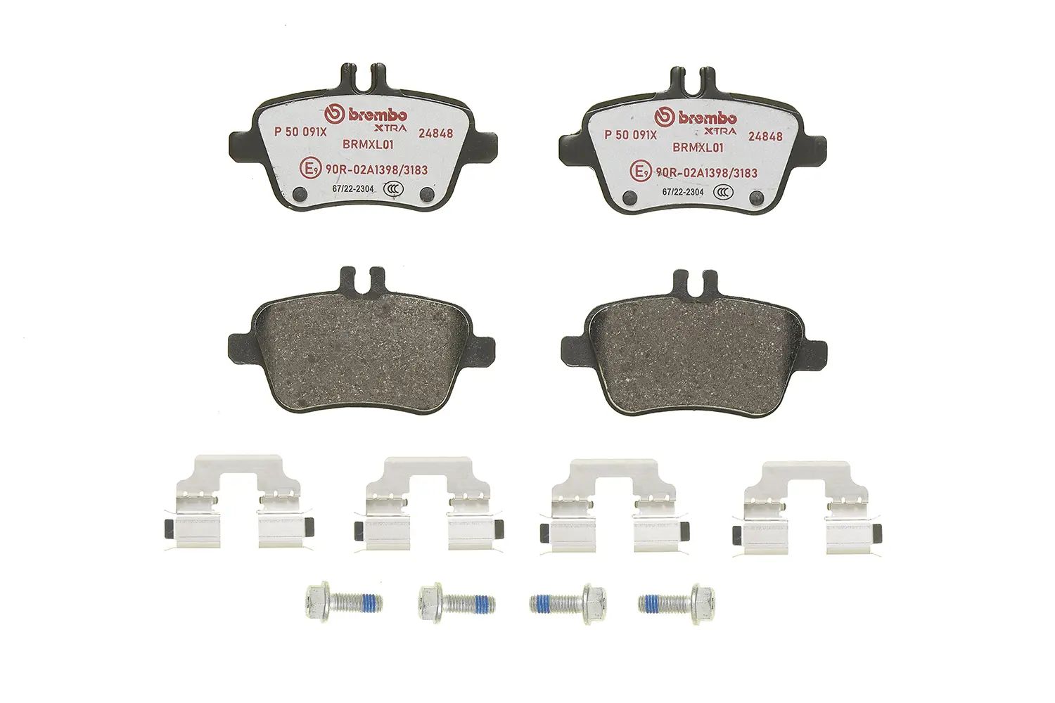 Mercedes B Serisi W246 B 180 CDI Arka Fren Balatası Delikli | BREMBO P50091X