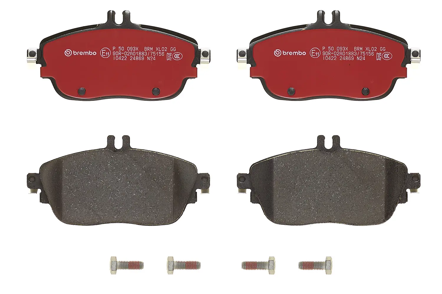 Mercedes B Serisi W246 B 200 Fren Balatası Delikli | BREMBO P50093X