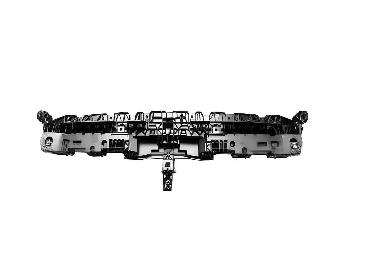 BMW 4 Serisi G26 Tampon Taşıyıcı Braketi Ön Orta 2020- | CARTEK TPBMW342