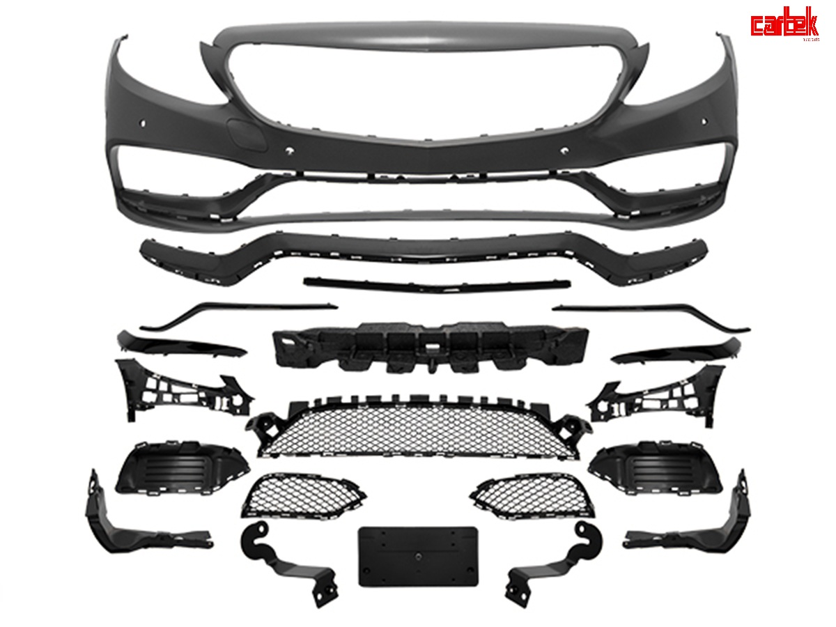 Mercedes C Serisi W205 Set Komple Tampon Pdcli AMG 2014-18 Ön | CARTEK TPMRDALM42