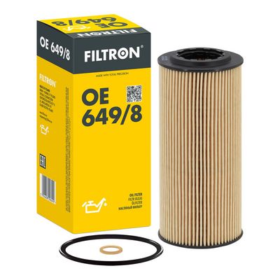 BMW 3 Serisi E46 330 d (Turbodiesel) M57 Yağ Filtresi | FILTRON OE649/8