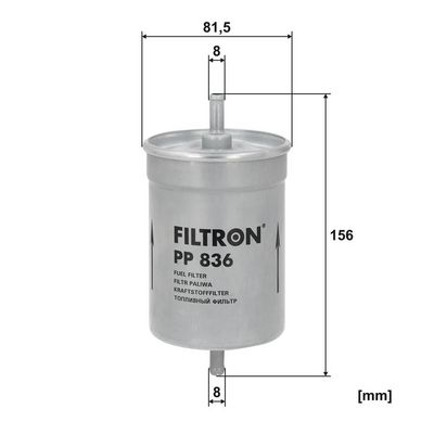 BMW 3 Serisi E36 320i M50 Yakıt Filtresi | FILTRON PP836
