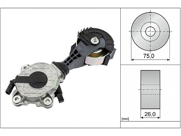 BMW 3 Serisi F30 316i V Kayış Gergisi | INA 534 0425 10
