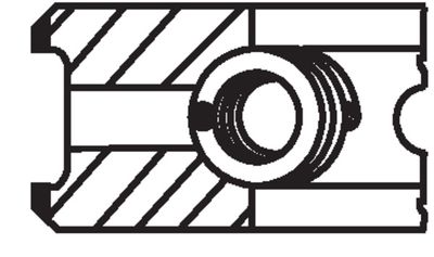 Mercedes A Serisi W176 OM607 Segman Seti 76.50mm 050 | MAHLE 022 01 N2
