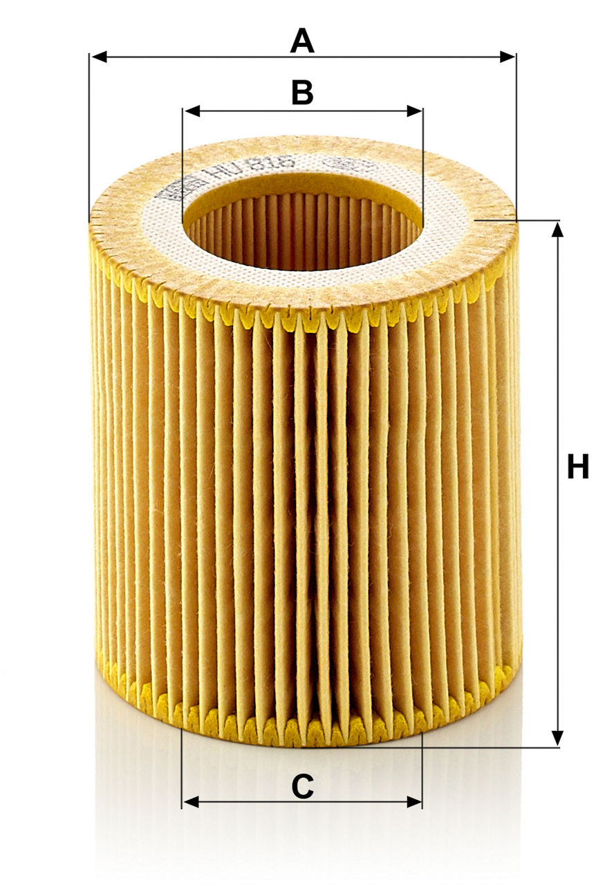HU 816 z KIT Ölçü Çizimi