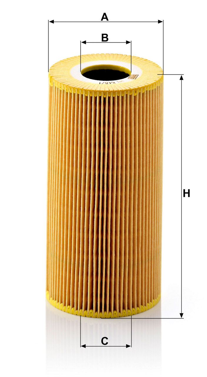 HU 848/1 x Ölçü Çizimi