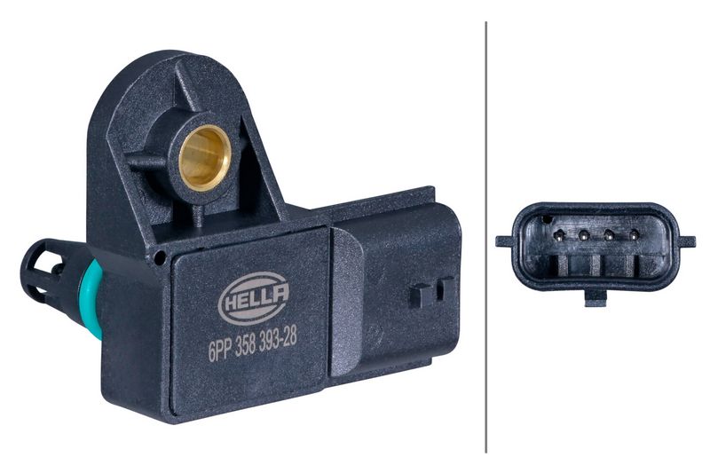Mercedes B Serisi W246 OM607 Turbo Basınç Sensörü | HELLA 6PP 358 393-281